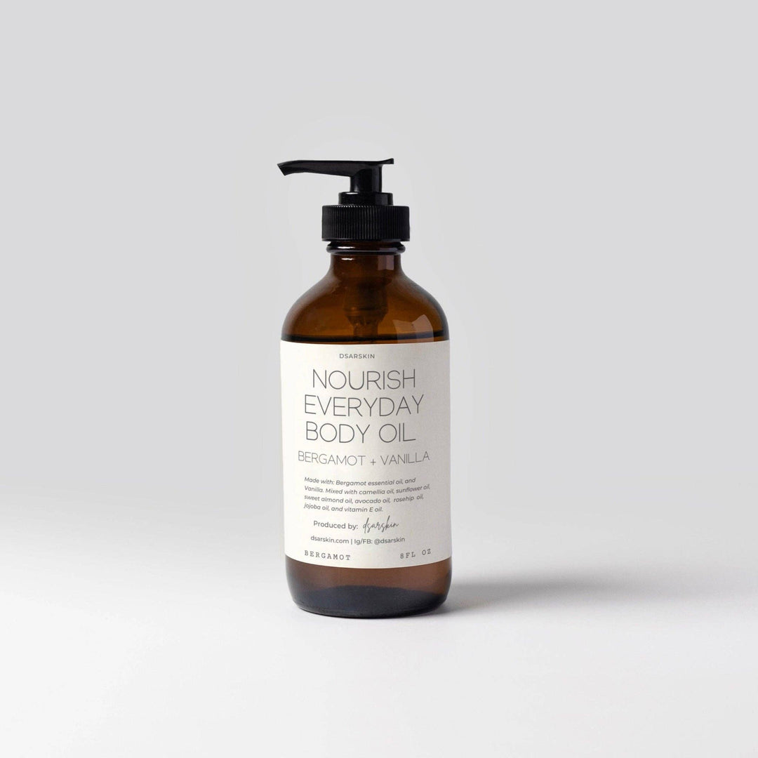 Dsarskin - Bergamot + Vanilla Nourish Everyday Body Oil - 8 oz