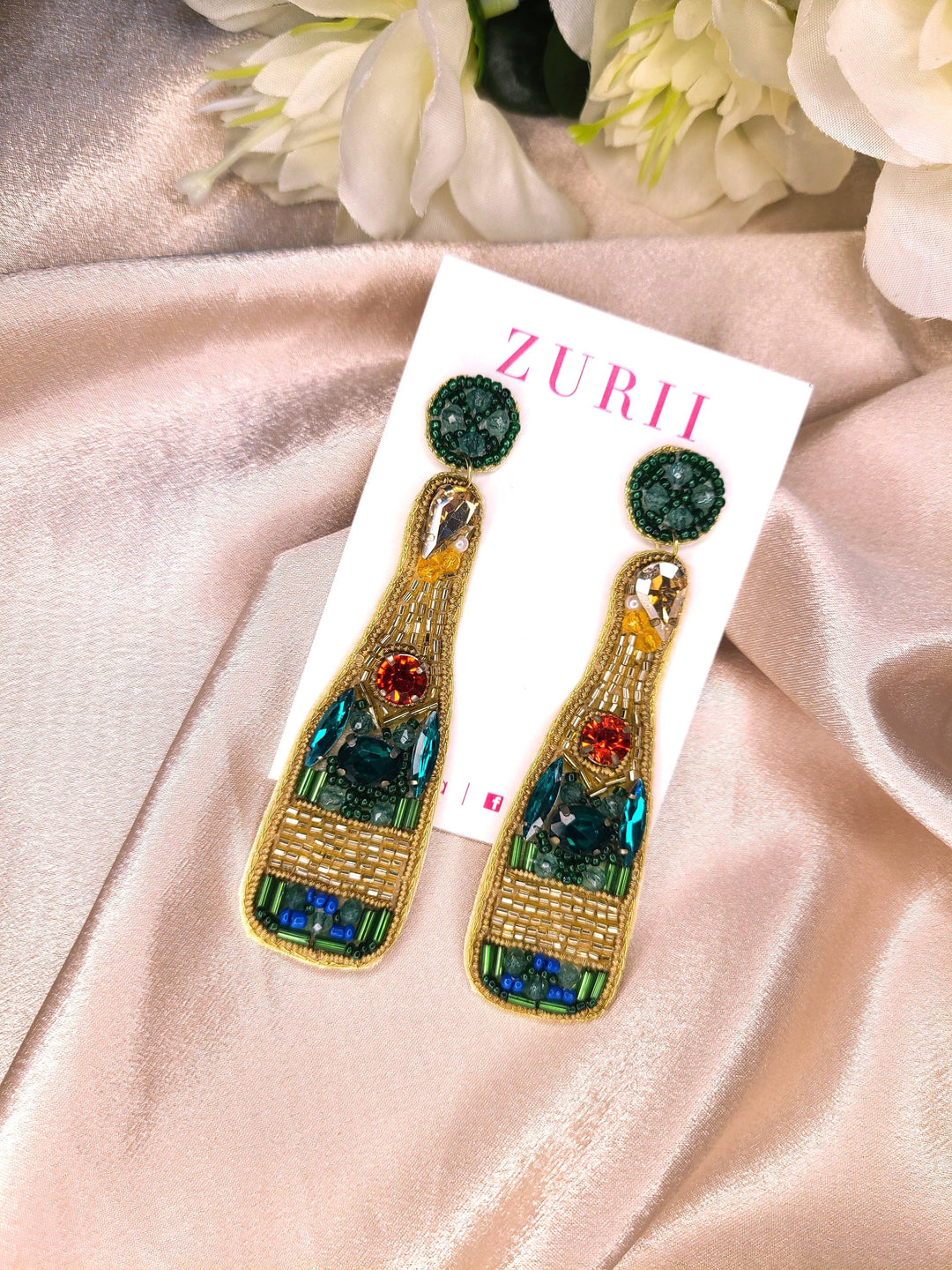 Zurii.ca - Emma Champagne Earrings