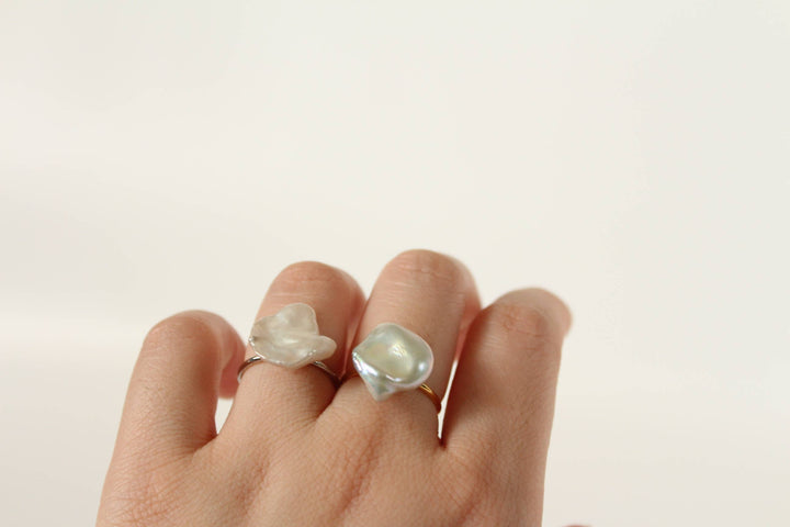 iBijoux - Authentic Freshwater Baroque Pearl Ring (1R09b)