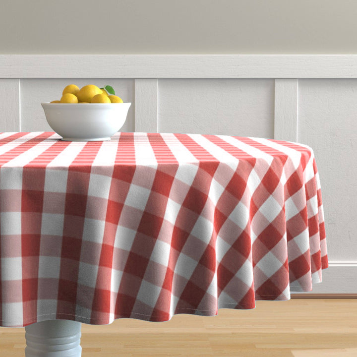 Fabstyles - Fabstyles Country Check High-Quality Tablecloth