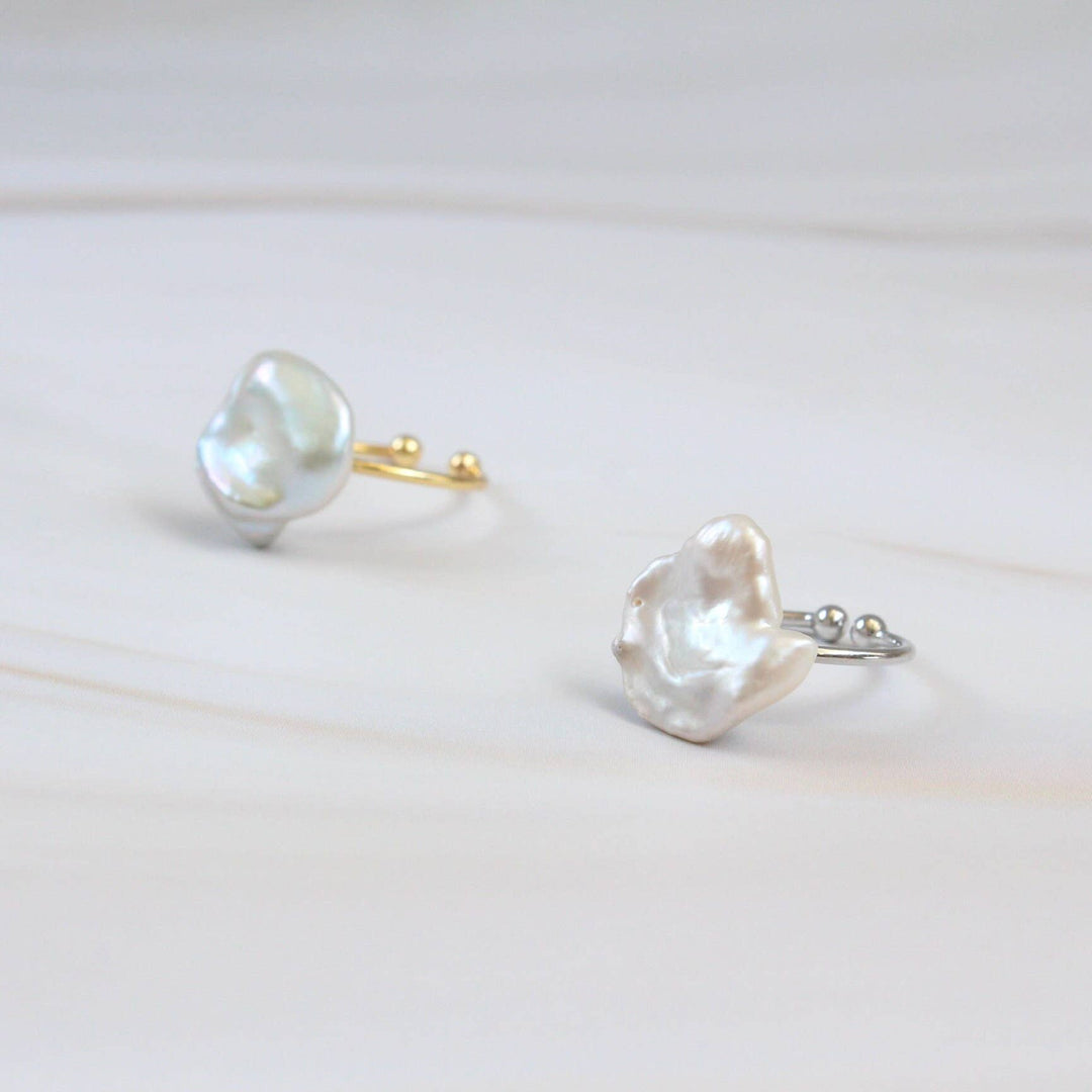 iBijoux - Authentic Freshwater Baroque Pearl Ring (1R09b)