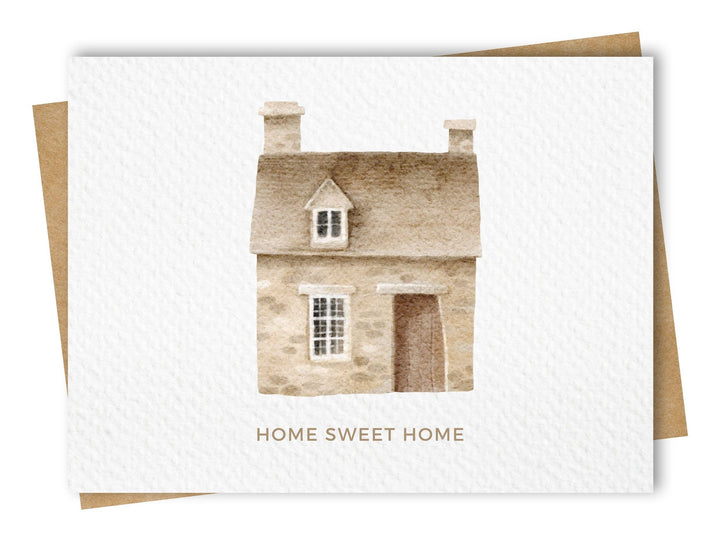 Paper Kuts - "Home Sweet Home" New Home Card, Includes Kraft Envelope