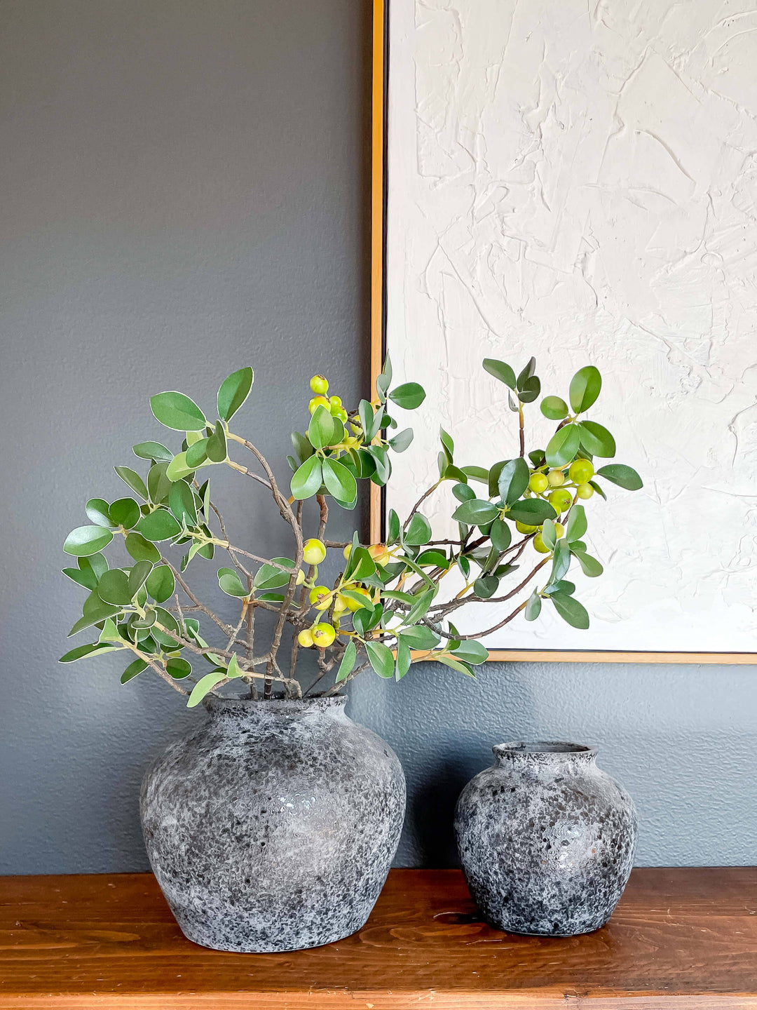 Ceramic Vessel Black Small