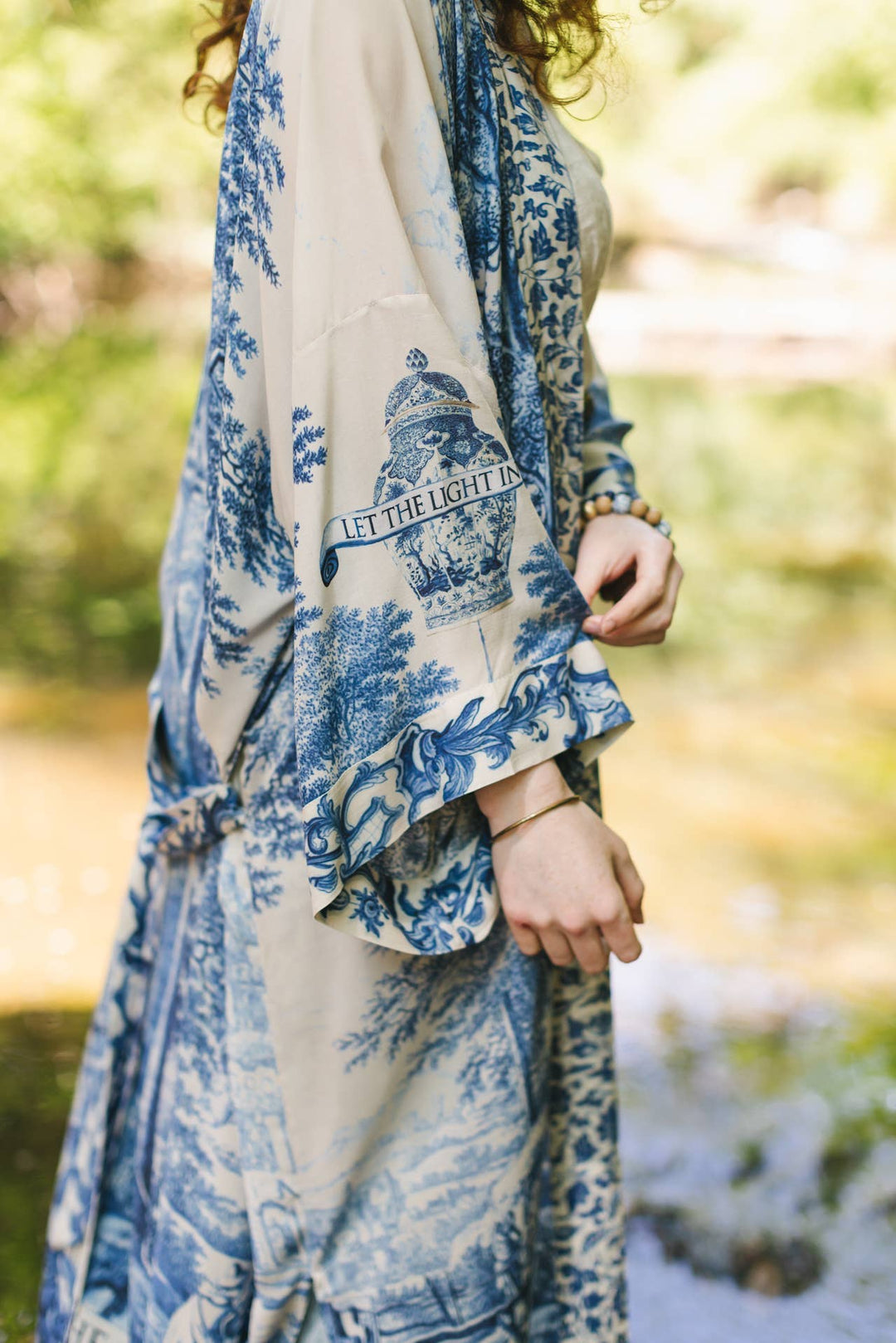 Market of Stars (Worldwide) - Let The Light In Opera Duster Kimono Robe w/ Delft