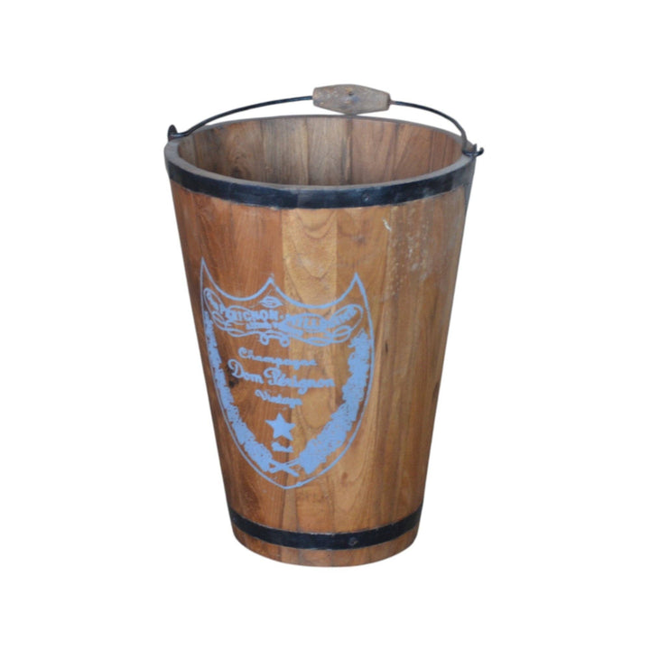 Wooden Dom Perignon Champagne Bucket