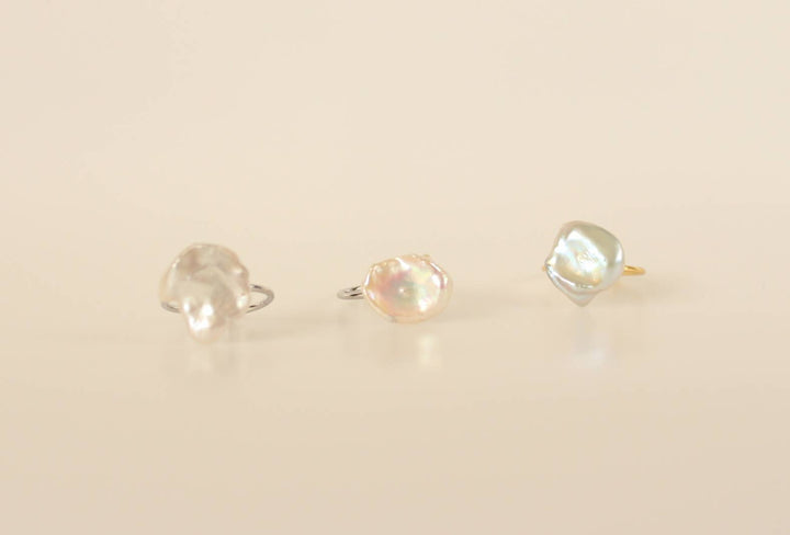 iBijoux - Authentic Freshwater Baroque Pearl Ring (1R09b)
