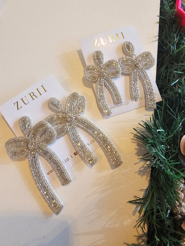 Zurii.ca - Bows Silver- Large
