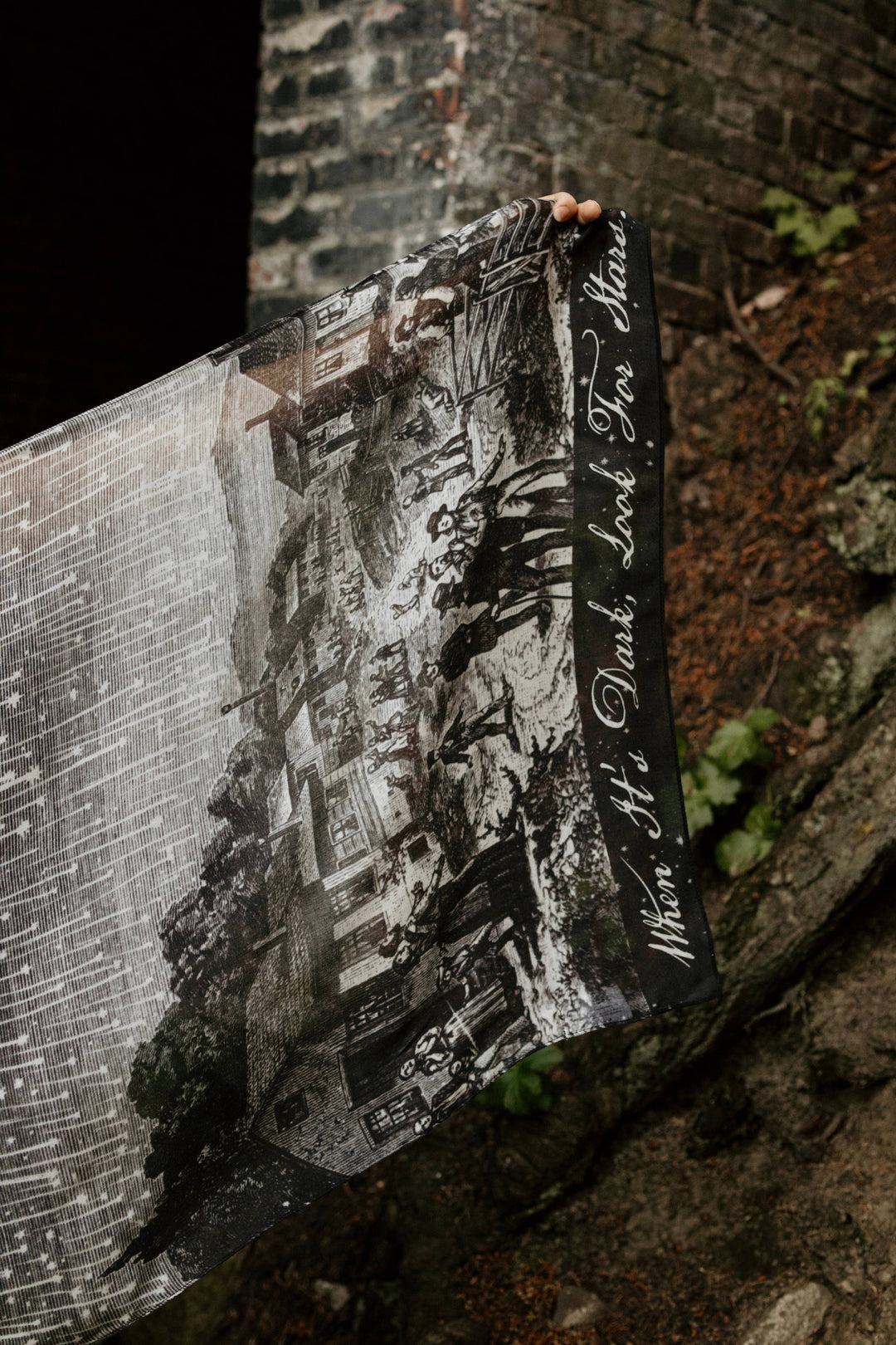 Market of Stars (Worldwide) - Stargazer Bohemian Scarf with Falling Stars