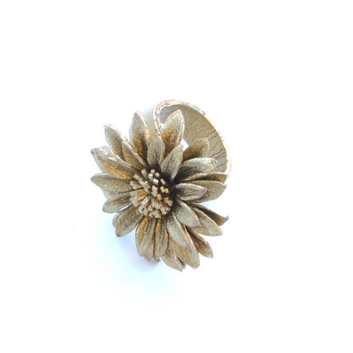 Suzie Blue Canada - Leather Flower Ring