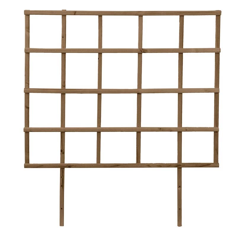 NACH - Brown Raised Bed Trellis S