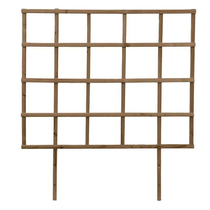 NACH - Brown Raised Bed Trellis S