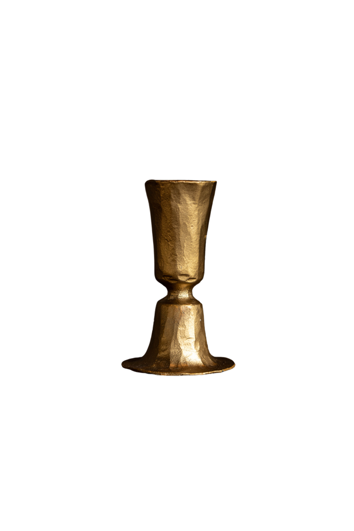 Luxe B Co - Brass Tapered Candle Holder