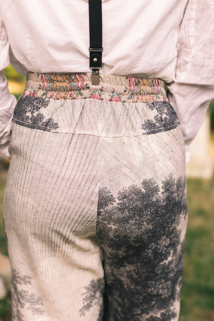 Market of Stars (Worldwide) - Still I Rise Linen Cropped Artist Pant w/ Sunrise, Woman
