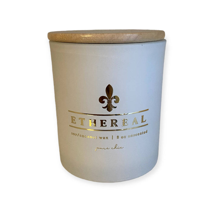 Pure Chic | Natural Home - ETHEREAL - Pure Coconut/Soy Candle | Non-Toxic | 8oz