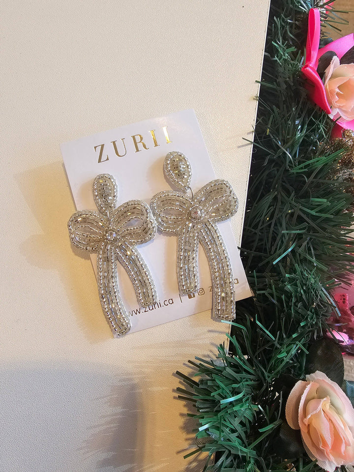 Zurii.ca - Bows Silver- Large