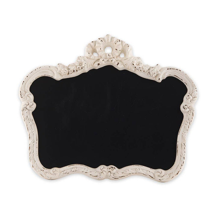 Blackboard In Ornate Vintage Frame In Antique White Chalkboard