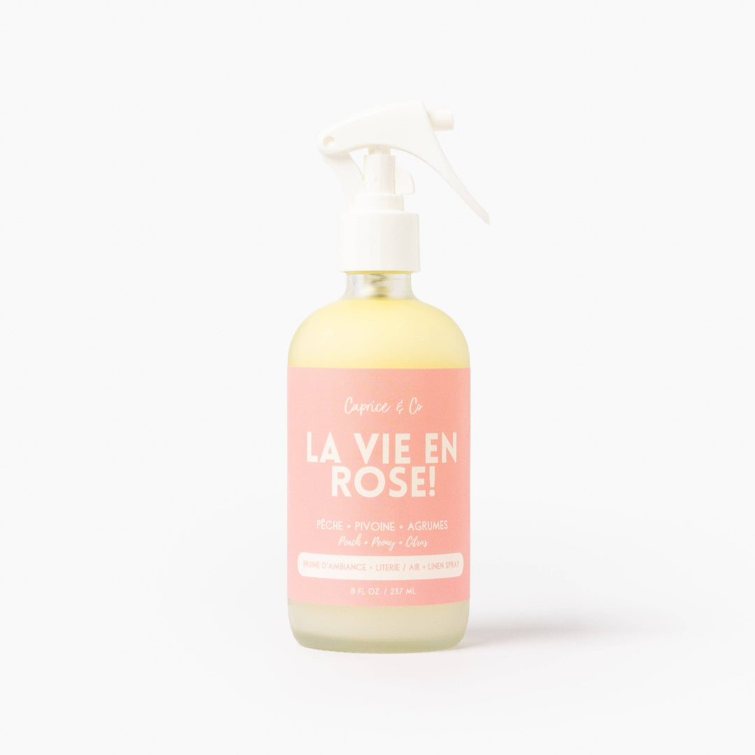 Caprice & Co - Linen + Room Spray - La Vie En Rose - Peach + Peony  + Citrus
