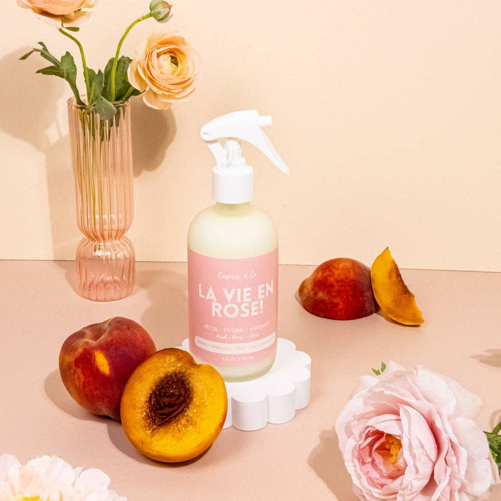Caprice & Co - Linen + Room Spray - La Vie En Rose - Peach + Peony  + Citrus