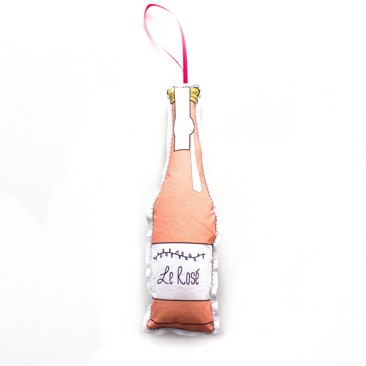 Creationzbycatherine Catherine - Le Rosé wine bottle ornament