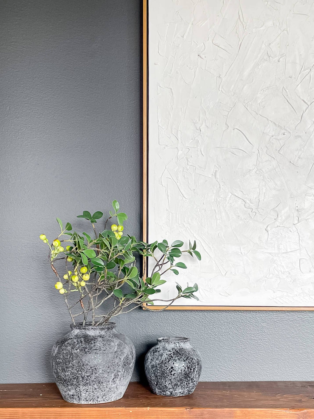 Ceramic Vessel Black Small