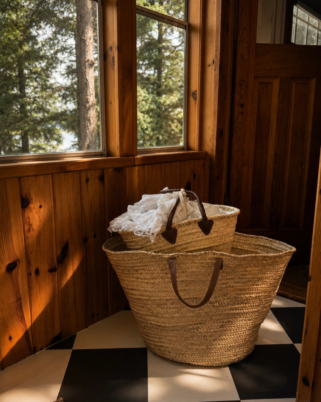 Large Palm Market Bag