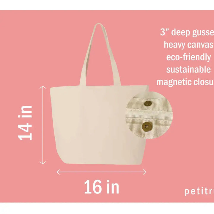 Bridesmaid Tote Bag Canvas Bridal Shower Gifts