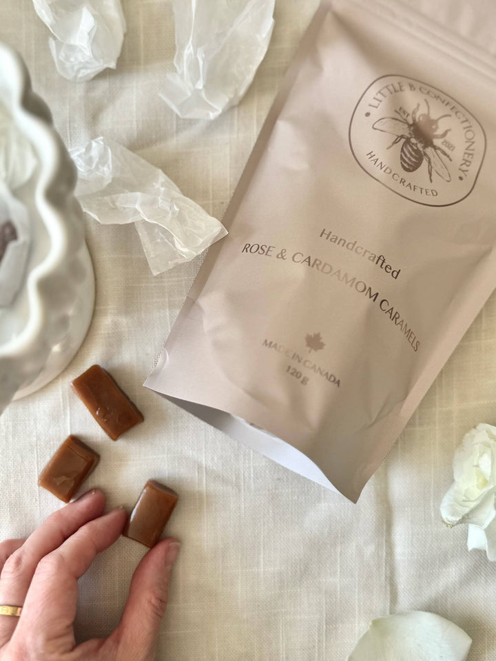 Little b Confectionery - Rose & Cardamom Caramels