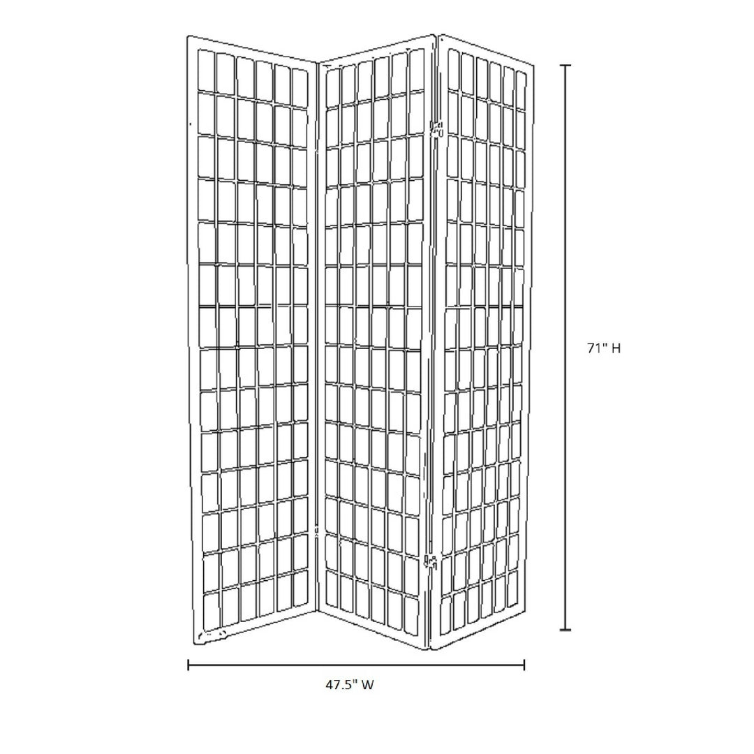 Double Sided Canvas Screen Arched Window Pane