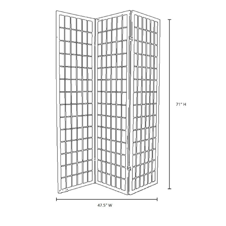 Double Sided Canvas Screen Arched Window Pane