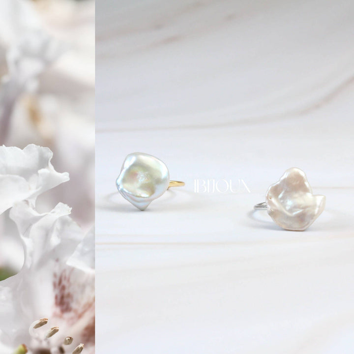 iBijoux - Authentic Freshwater Baroque Pearl Ring (1R09b)
