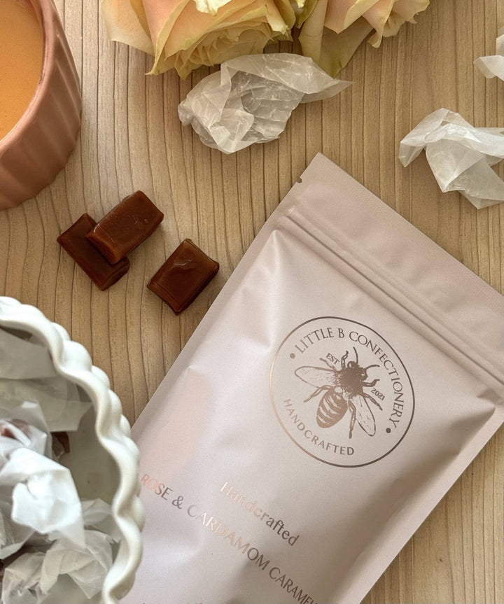 Little b Confectionery - Rose & Cardamom Caramels