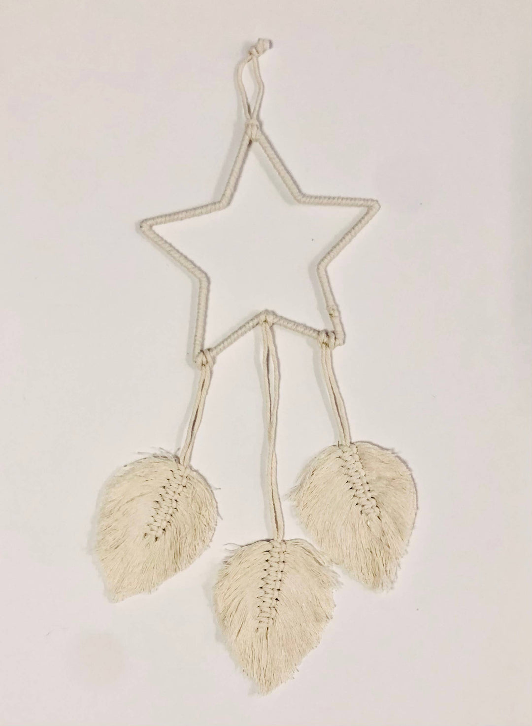 EcoFreax - Boho Macrame Star Dream Catcher Woven Wall Decor