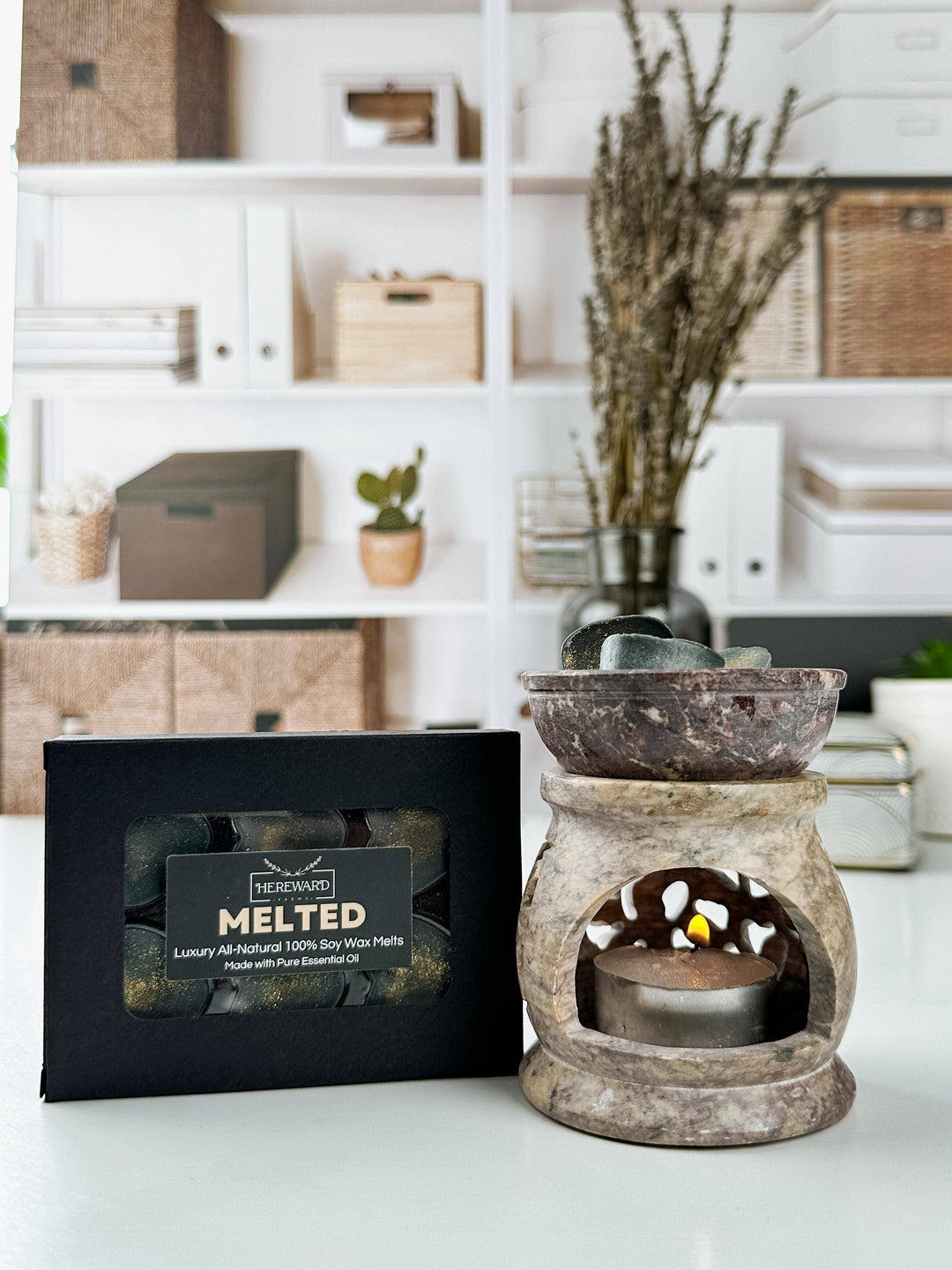 Hereward Farms - Soy Wax Melt | Melted
