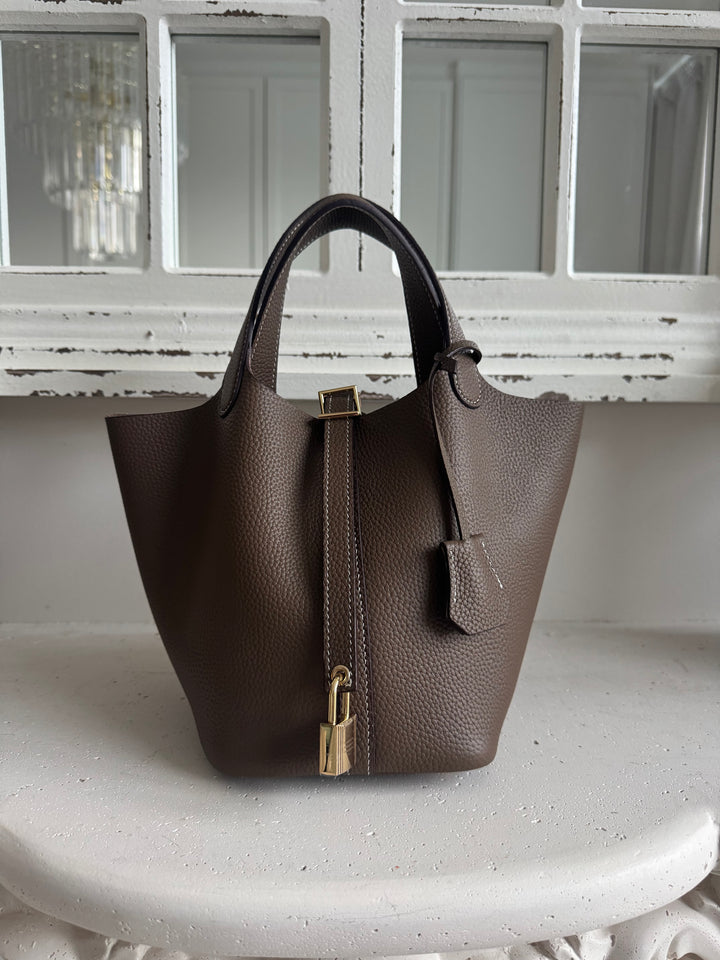 The Iconic Mini Bag Taupe