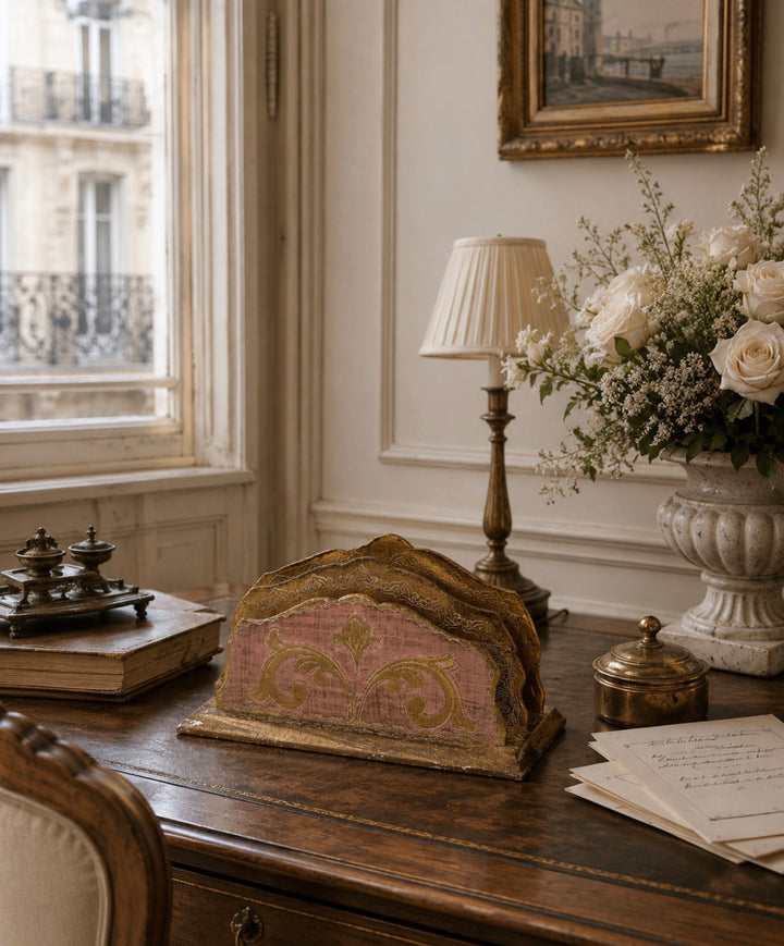 Florentine letter or serviette holder