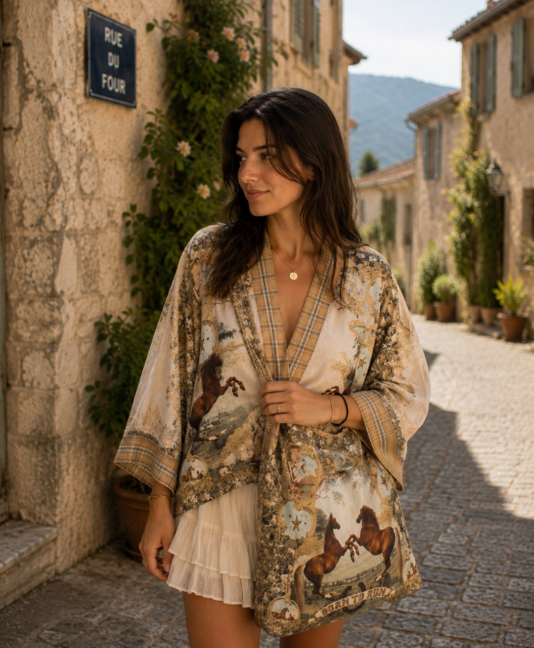 Born To Run Linen Tote Bag