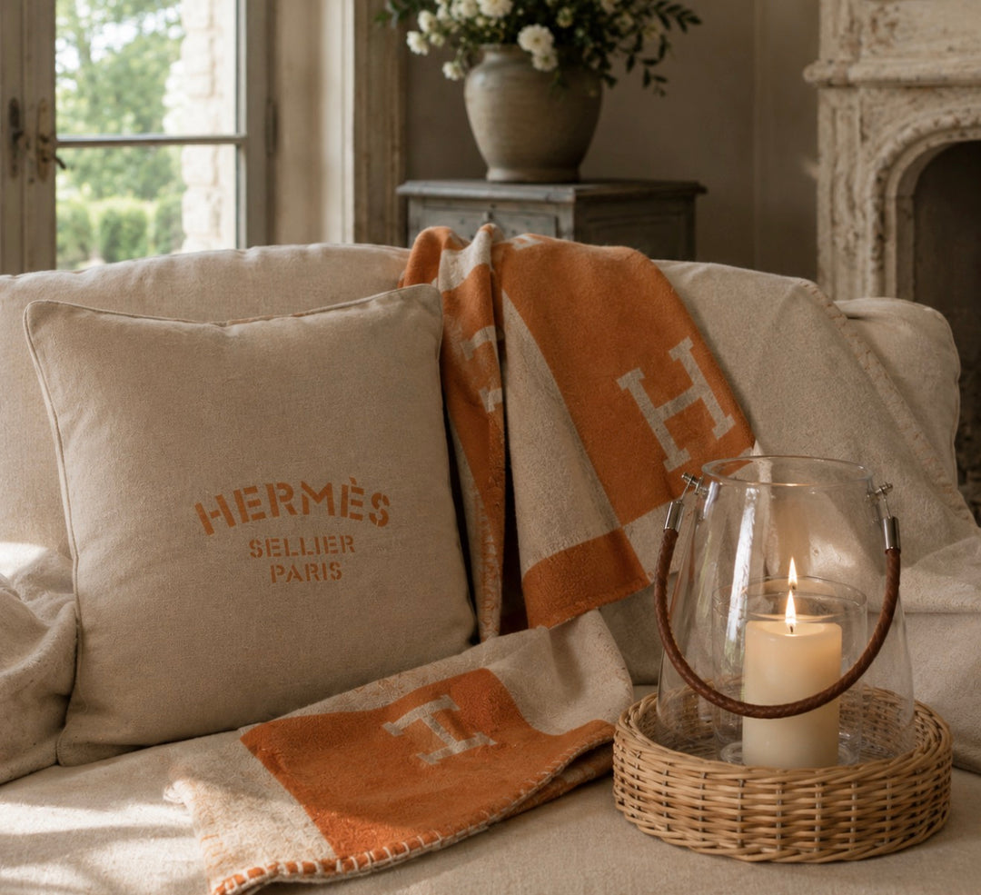 Hermes Picnic Style Jar on Willow Base
