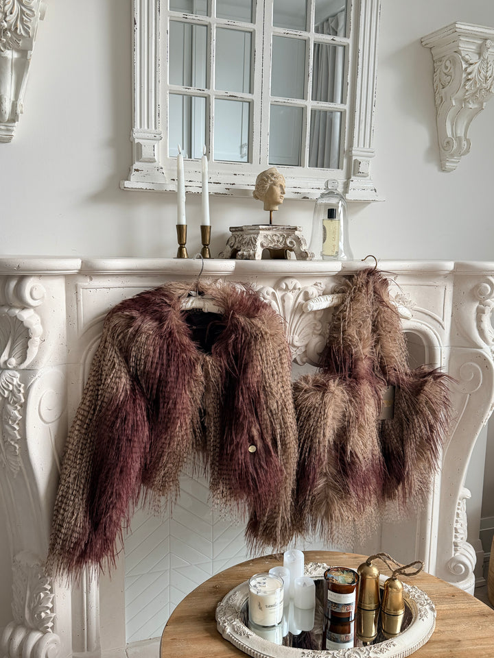 Oversized faux fur tote FREED
