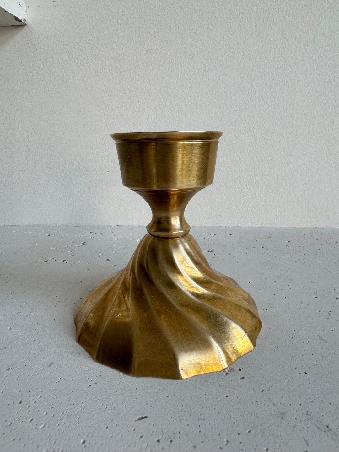 Gilded Candlestick Holder