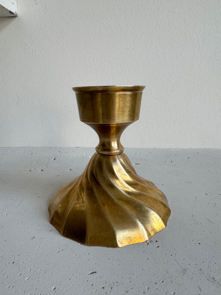 Gilded Candlestick Holder