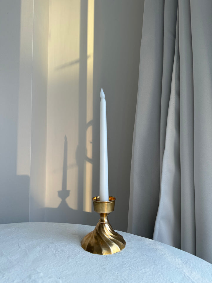 Gilded Candlestick Holder