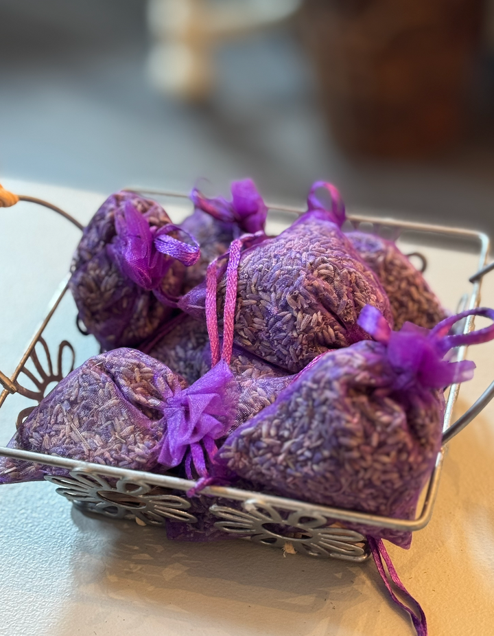 Dried Lavender Sachets
