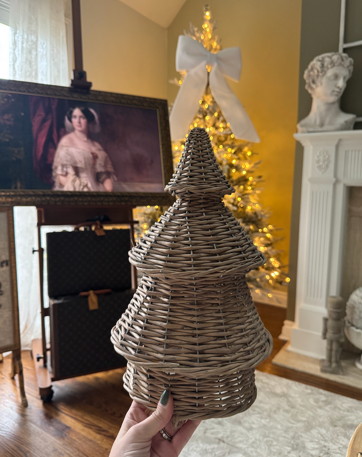 large grey willow tree holiday decor