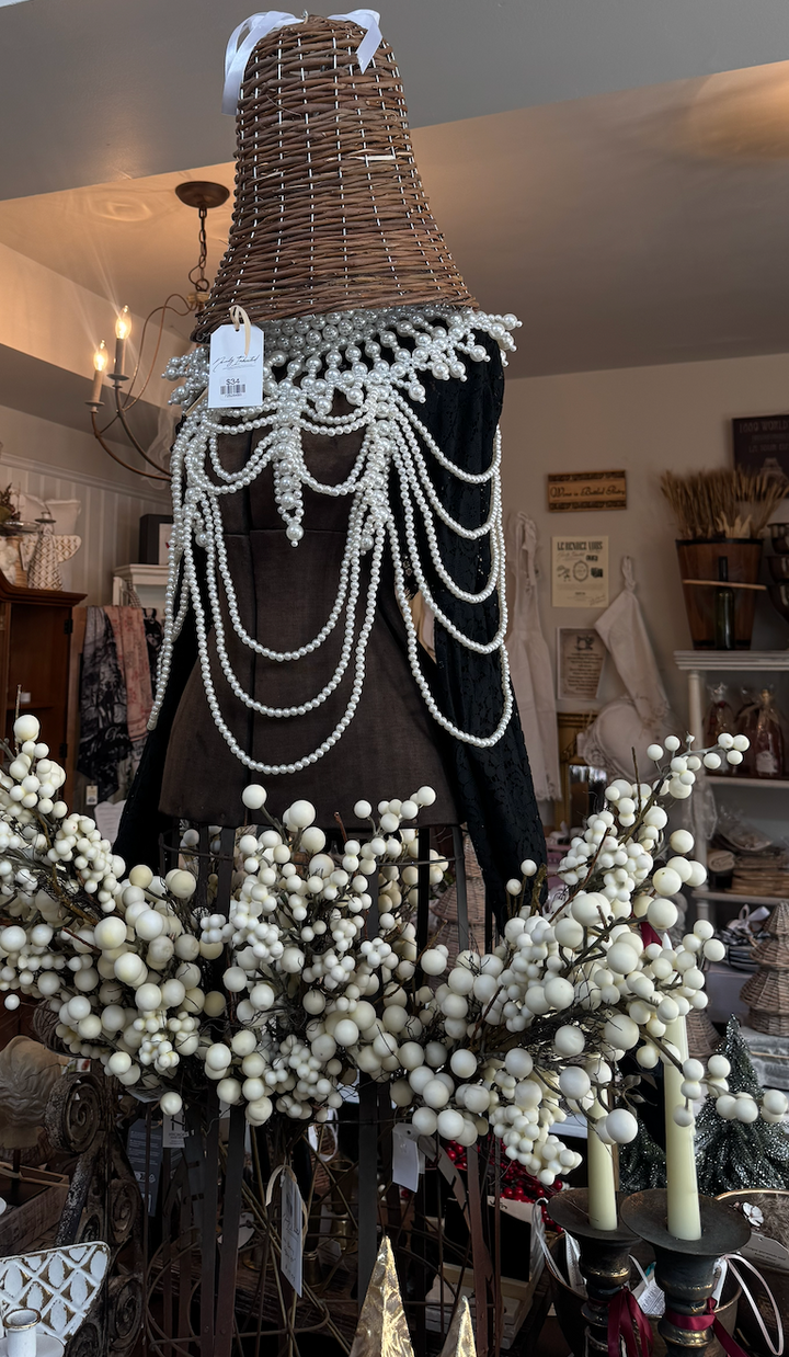 White Berry Stem 34"