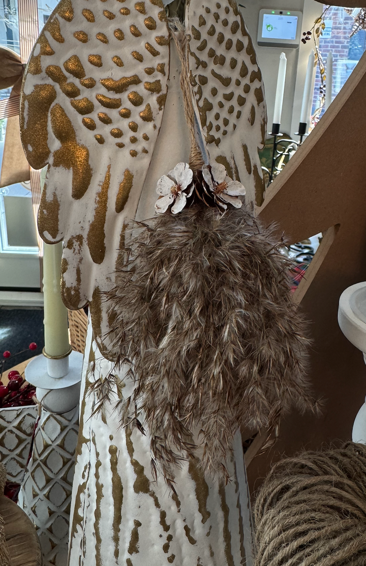 Real Pampas Tree Ornament