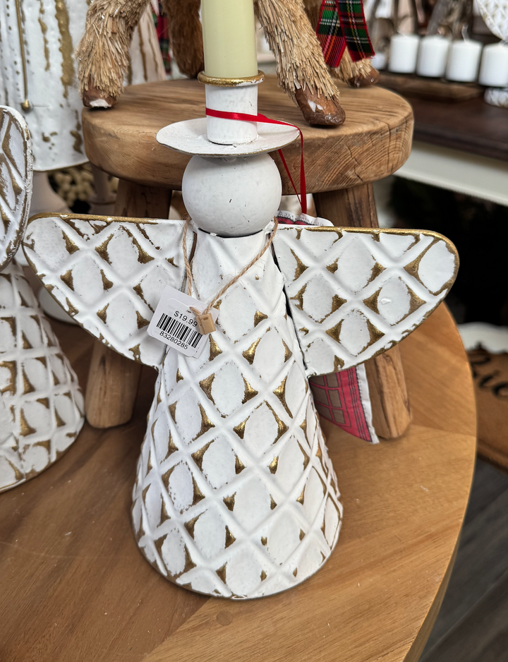 Small Angel Taper Candle Holder