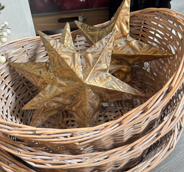 Gold embossed Star Large