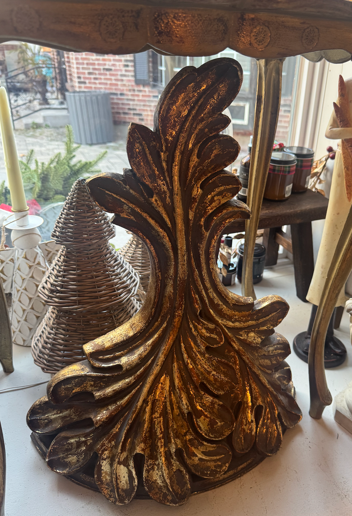 Extra large sconce ornate gold vintage