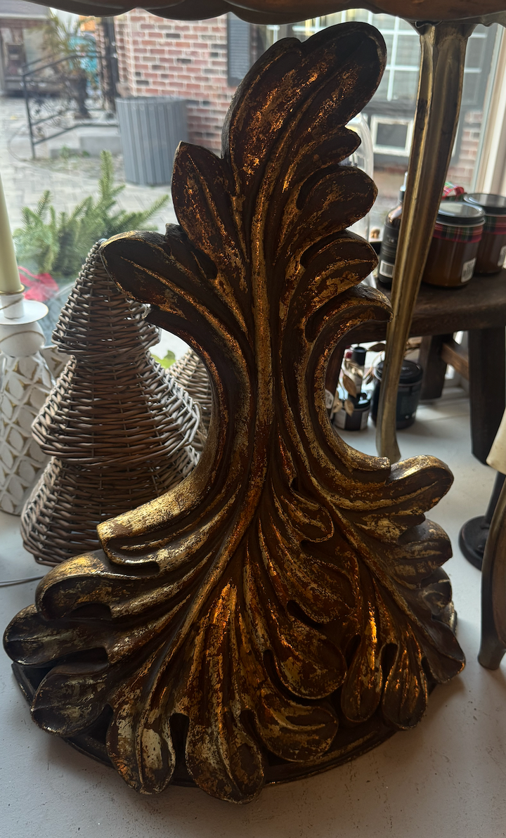 Extra large sconce ornate gold vintage