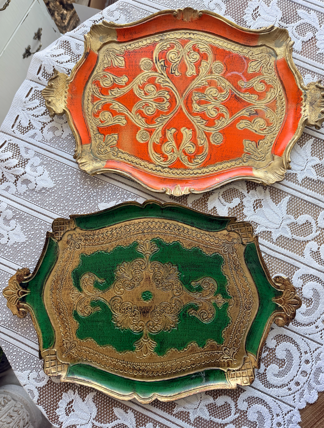 Italian Florentine Serving Trays